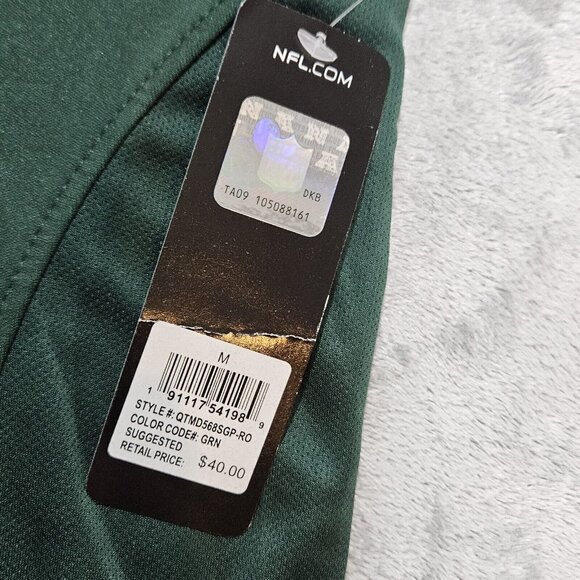 Green Bay Packers Shirt Mens Medium NFL Apparel Green Short Sleeve Tee NEW - Picture 5 of 9